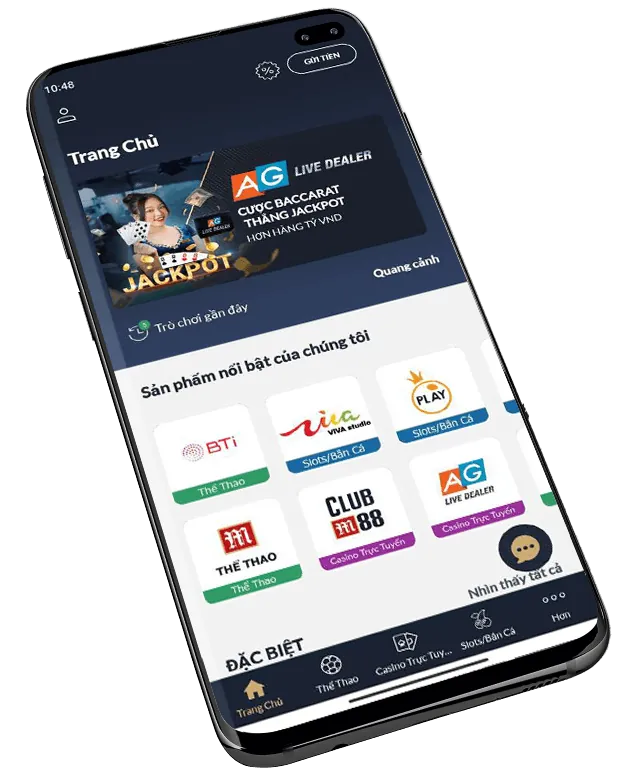 Đồ họa sống động Banca90 App